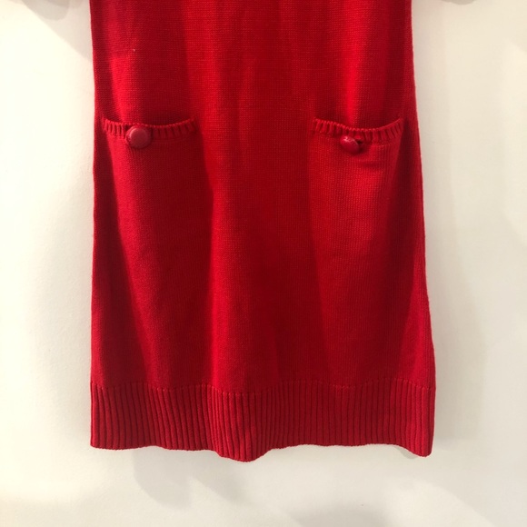 Jessica H Red Sweater Dress - Picture 3 of 8